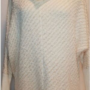 Moon & Madison Cream Textured Sweater